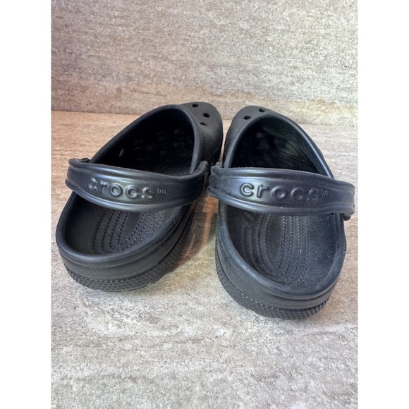Women's Black Crocs Pristine Sz 7 - Picture 3 of 4